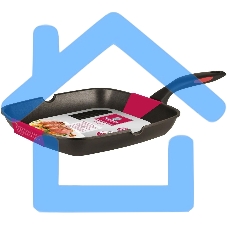 Сковорода-гриль Rondell Perfect RDA-1562, 28см, без крышки, черный