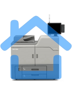 МФУ лазерное Ricoh PRO C7200X, A3+, цветной, ч/б, печ. 85 стр/мин., 4800x2400 DPI, USB, Ethernet