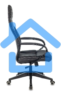 Кресло руководителя Бюрократ CH-608/ECO черный, искусственная кожа, крестовина пластик