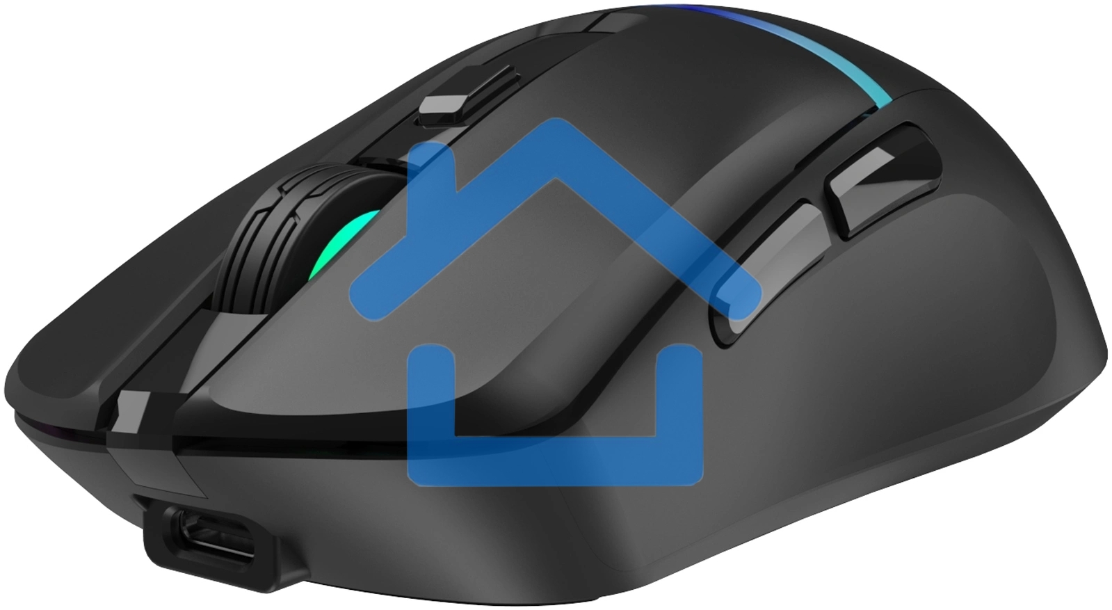 Мышь беспроводная Oklick 775GW черный, 5000 dpi, радиоканал, Bluetooth, USB, кнопки - 6