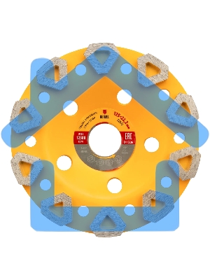 Чашка алмазная зачистная Denzel 125 мм Бриллиант 72973