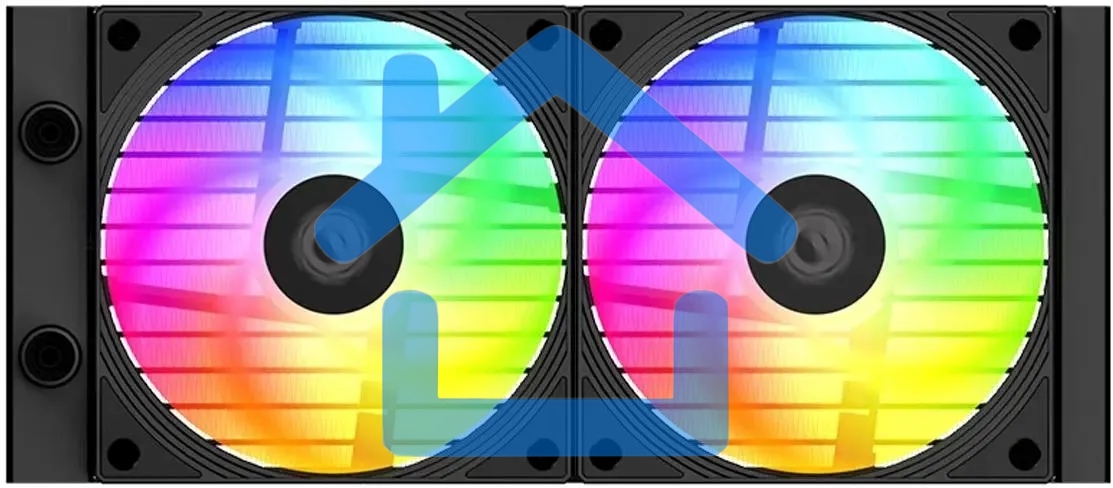 Система жидкостного охлаждения ID-Cooling FX240 INFINITY ARGB черный 120мм алюминий+медь 2000rpm 27.2db 4-pin 300W