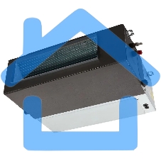 Блок внутренний сплит-системы канального типа Ballu BLC_D/in-60HN1_21Y 60000 BTU, 160 м², 45 дБ, охлаждение, обогрев, осушение, серый