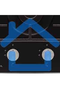 Газовая варочная панель Krona HAGEL 30 BL независимая, черный