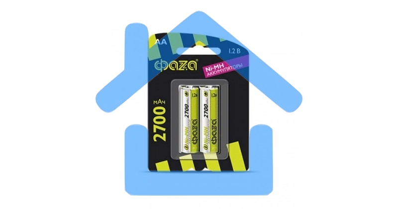 Элемент питания аккумуляторный ФАZА AA 2700мА·ч Ni-MH