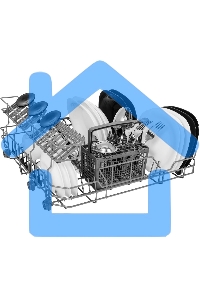 Встраиваемая посудомоечная машина Maunfeld MLP-06DW, белый, 44.8 см, 6 компл., 49 дБ, класс A+