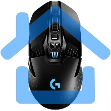 Мышь беспроводная Logitech® G903 LIGHTSPEED Wireless Gaming Mouse - HERO - черный - EER2