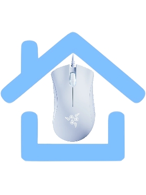 Мышь проводная Razer DeathAdder Essential белый, 6400 dpi, USB, кнопки - 5