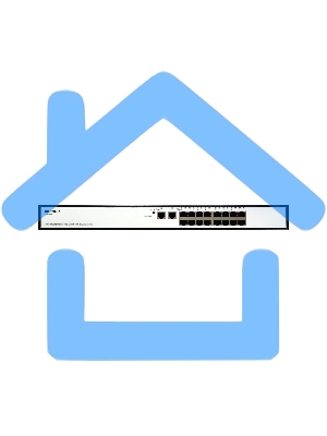 Неуправляемый PoE-коммутатор ORIGO OS1218P/190W/A1A 16x100Base-TX PoE+, 2x1000Base-T, PoE-бюджет 190 Вт, корпус металл