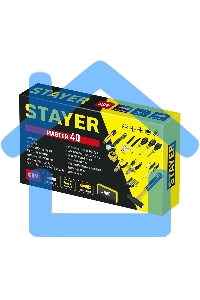 Универсальный набор инструмента STAYER Master-40 для дома 40 предм.