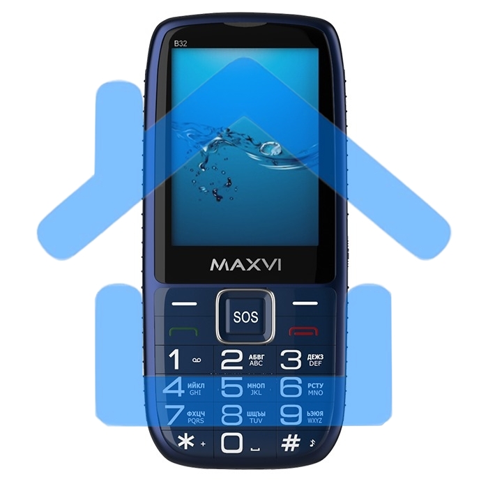 Мобильный телефон Maxvi B32 blue