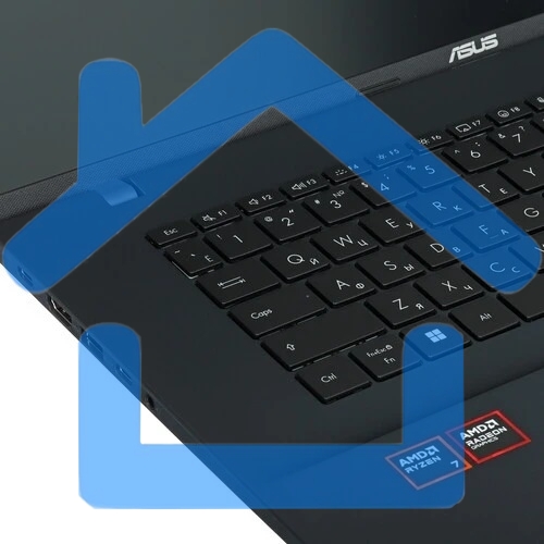 Ноутбук Asus Vivobook 18 M1807HA-S8025 Ryzen 7 260 16Gb SSD1Tb AMD Radeon 18.4