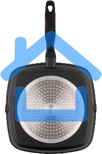 Сковорода-гриль Rondell Perfect RDA-1562, 28см, без крышки, черный