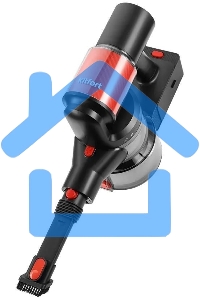 Пылесос Kitfort КТ-5389 450Вт черный/красный