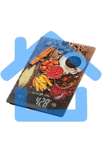 Кухонные весы Galaxy Line GL 2821, стекло, платформа из высокопрочного стекла, максимальный вес 8 кг