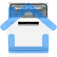 Посудомоечная машина Gorenje GS643C90W, белый, 59.5 см, 16 компл., 44 дБ, класс A+++