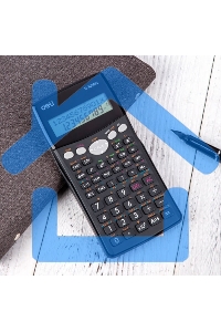 Калькулятор научный Deli ED-100MS черный 12-разр.