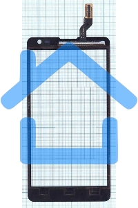 Сенсорное стекло (тачскрин) для LG Optimus L9 II D605, черное