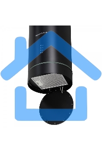 Вытяжка каминная Zigmund & Shtain K 013.4 B черный, 38 см, 1200 куб. м/ч, 74 дБ