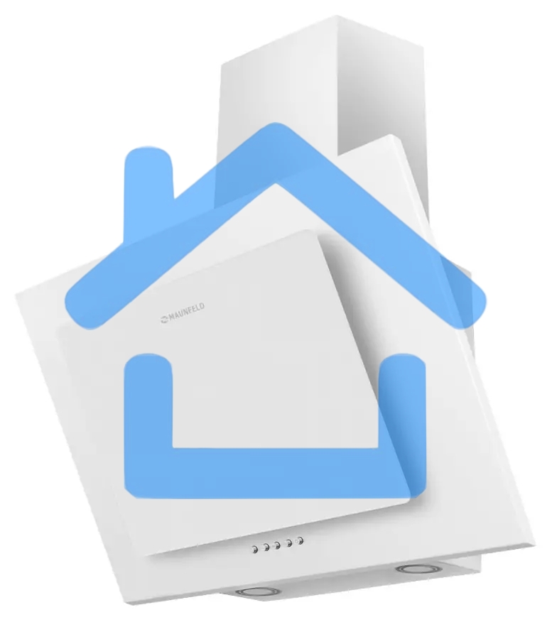 Вытяжка наклонная Maunfeld Tower 50 белый, 50 см, 700 куб. м/ч, 66 дБ