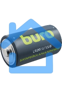 Батарея Buro Alkaline LR20 D 18000mAh (2шт) блистер, 1.5 В