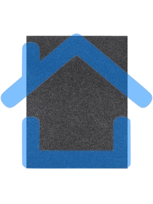 Коврик AVS VK-06 (багажник) (100х80 см) влаговпитывающий 1 шт.