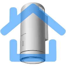 Вытяжка каминная Zigmund & Shtain K 013.4 S нержавеющая сталь, 38 см, 1200 куб. м/ч, 74 дБ