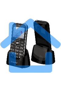 Мобильный телефон Maxvi B6ds up черный