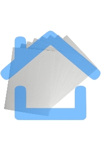 Картон белый Silwerhof мелованный 8л. A4 Монстрики 230г/м2 1диз. обл.мел.картон папка