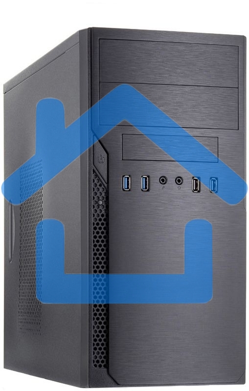 Компьютер IRU Office 310H6S MT i3 12100 (3.3) 8Gb SSD 512Gb UHDG 730 Free DOS GbitEth 400W черный (2074132)