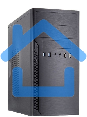 Компьютер IRU Office 310H6S MT i3 12100 (3.3) 8Gb SSD 512Gb UHDG 730 Free DOS GbitEth 400W черный (2074132)