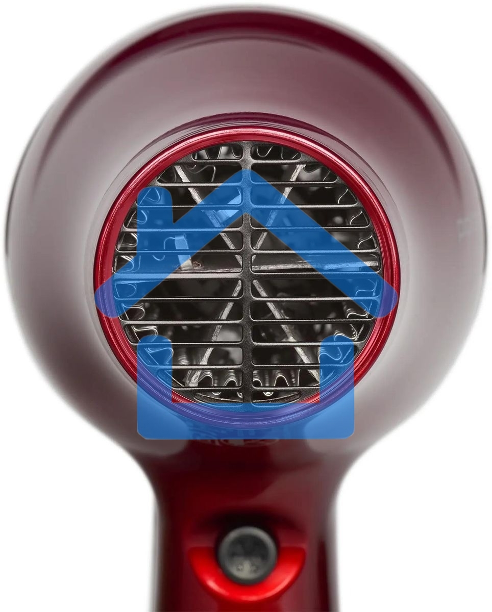 Фен Polaris PHD 2077i 2000Вт красный/черный