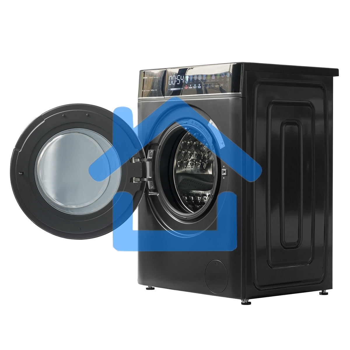 Стиральная машина с сушкой Centek CT-1976 серый, загрузка фронтальная 10кг, 1400 об/мин, Класс А+++