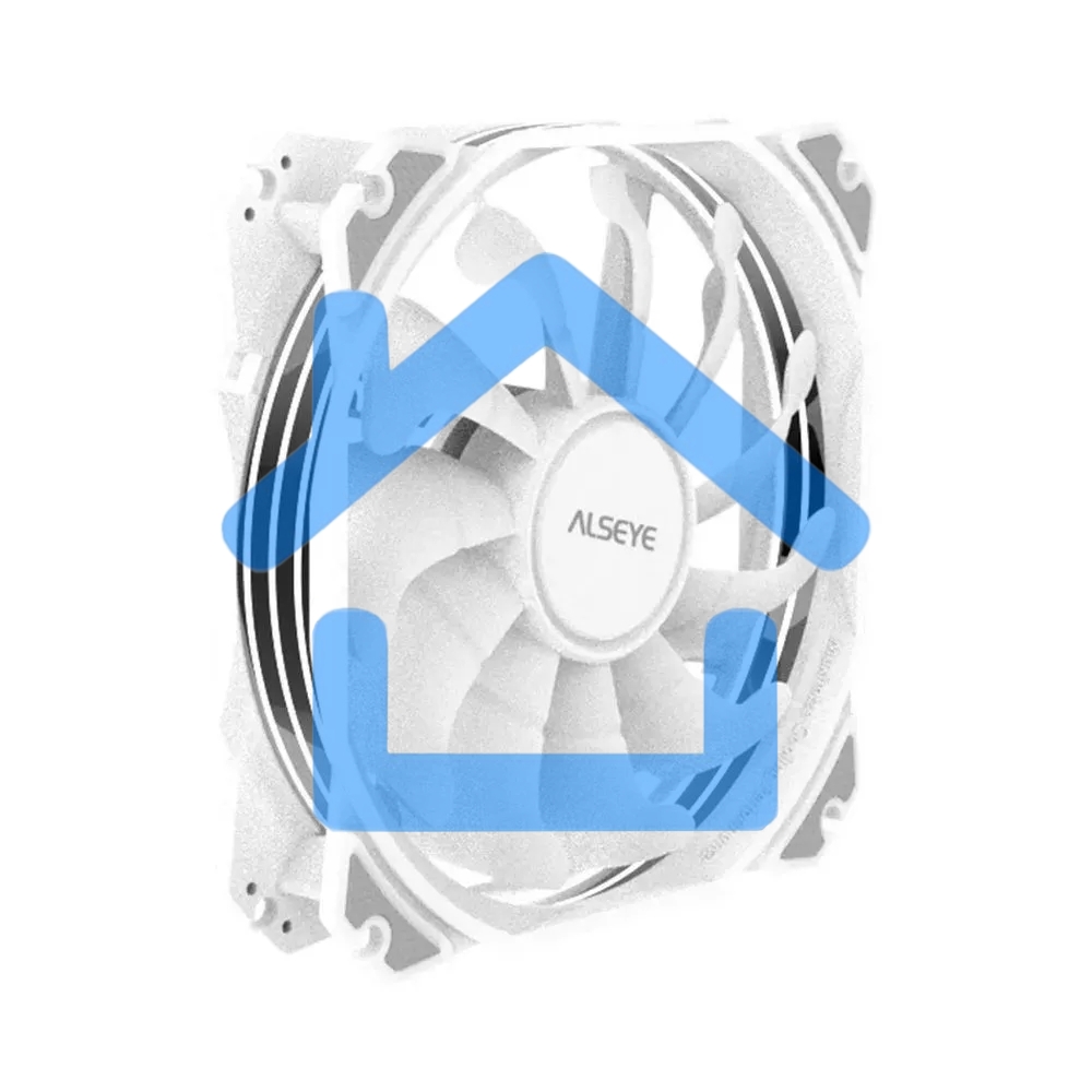 Комплект вентиляторов для корпуса Alseye M120-PWA KIT белый, 120 мм, 1700 об/мин, 33.8 дБ, 4 pin