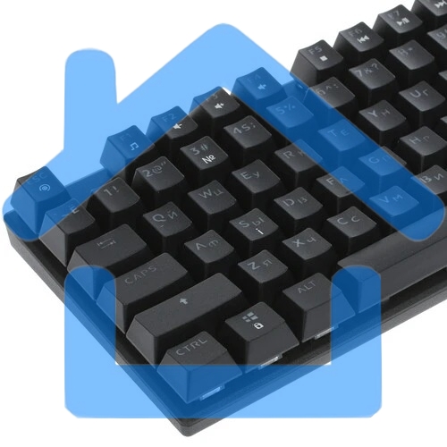 Игровая клавиатура Sven KB-G9300 черная (Outemu Blue switches,104кл., подсветка)
