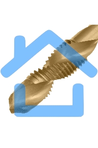 Сверло-метчик Denzel М10 х 1,25 мм, Р6М5