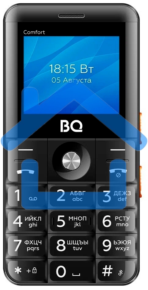 Мобильный телефон BQ 2006 Comfort черный