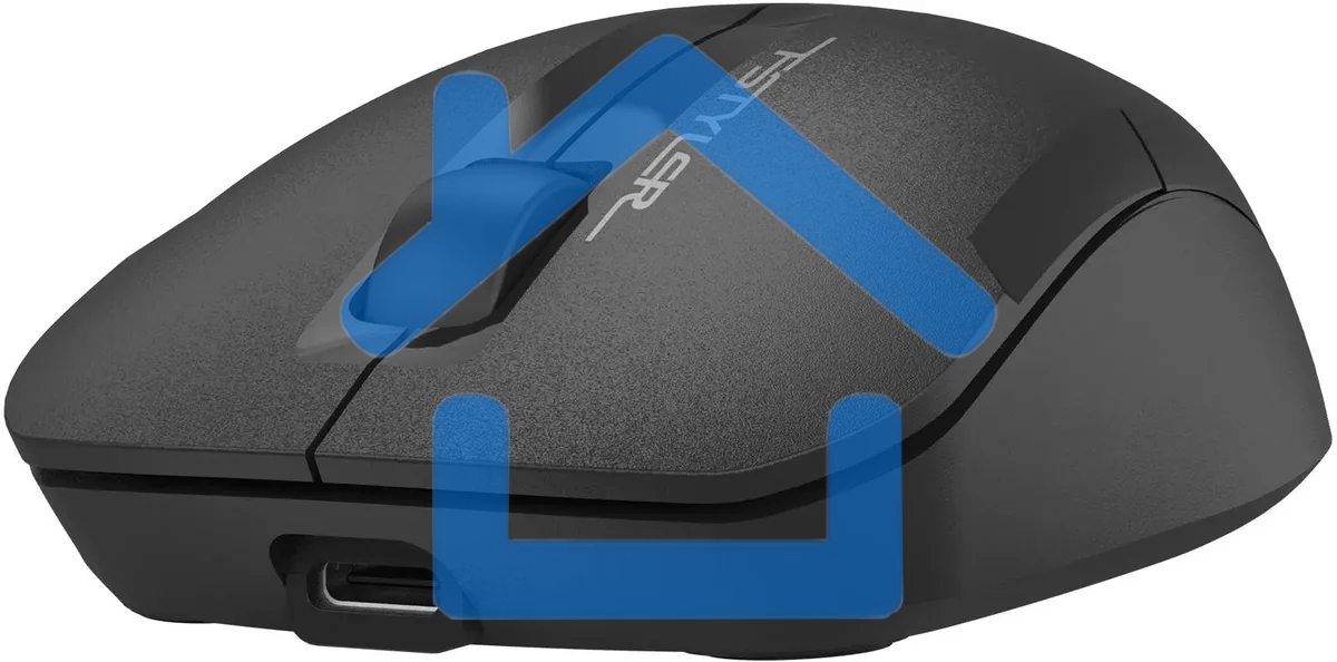 Мышь беспроводная A4Tech Fstyler FG15C Air2 черный, 1200 dpi, радиоканал, USB, кнопки - 3
