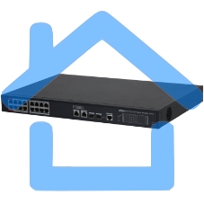 Коммутатор 20-портовый гигабитный управляемый с PoE DAHUA DH-S4220-16GT-240, уровень L2, 16xRJ45 1Gb PoE, 2xRJ45 1Gb, 2xSFP 1Gb, суммарно до 240Вт, коммутация 56 Гбит/с, MAC-таблица 8к, металл