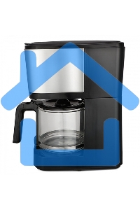 Кофеварка капельная BQ CM2007 стальной/черный, исп. кофе - молотый, 1.25 л, 750 Вт