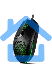 Мышь проводная SVEN RX-G735 черный, 4000 dpi, USB, кнопки - 6