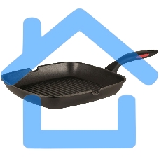 Сковорода-гриль Rondell Perfect RDA-1562, 28см, без крышки, черный