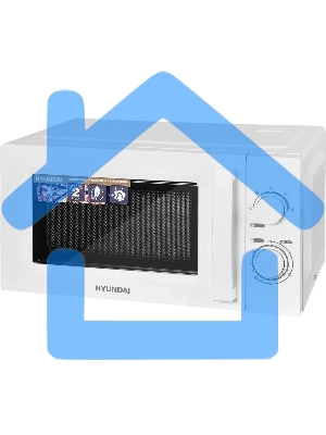 Микроволновая печь Hyundai HYM-M2005 белый, 20 л, 700 Вт, переключатели - поворотный механизм