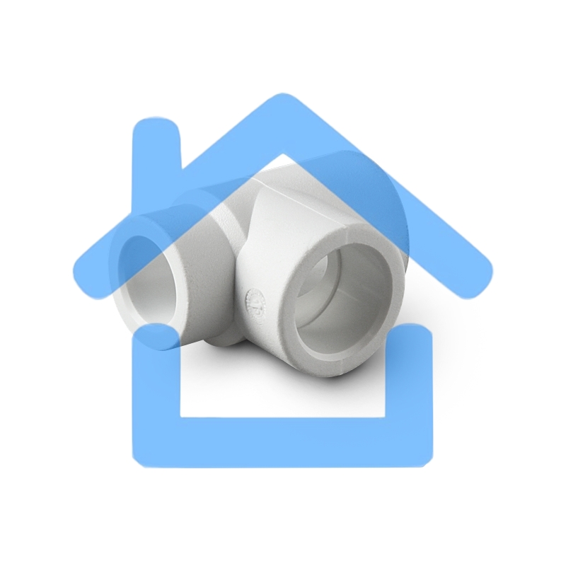 Тройник переходной 32 х 20 х 25 полипропиленовый PPR белый PRO AQUA