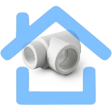 Тройник переходной 32 х 20 х 25 полипропиленовый PPR белый PRO AQUA