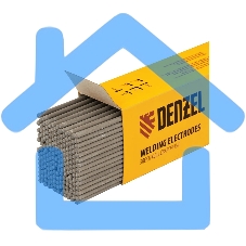 Электроды DER-13/55, диам. 3 мм, 5 кг, основное покрытие Denzel