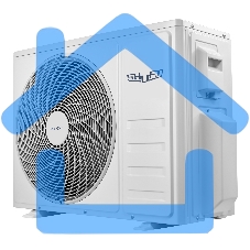 Блок наружный мульти сплит-системы Shuft SFMO/I-14 FMI-2/N8/Out инвертор, 14000 BTU, 40 м², охлаждение, обогрев, осушение