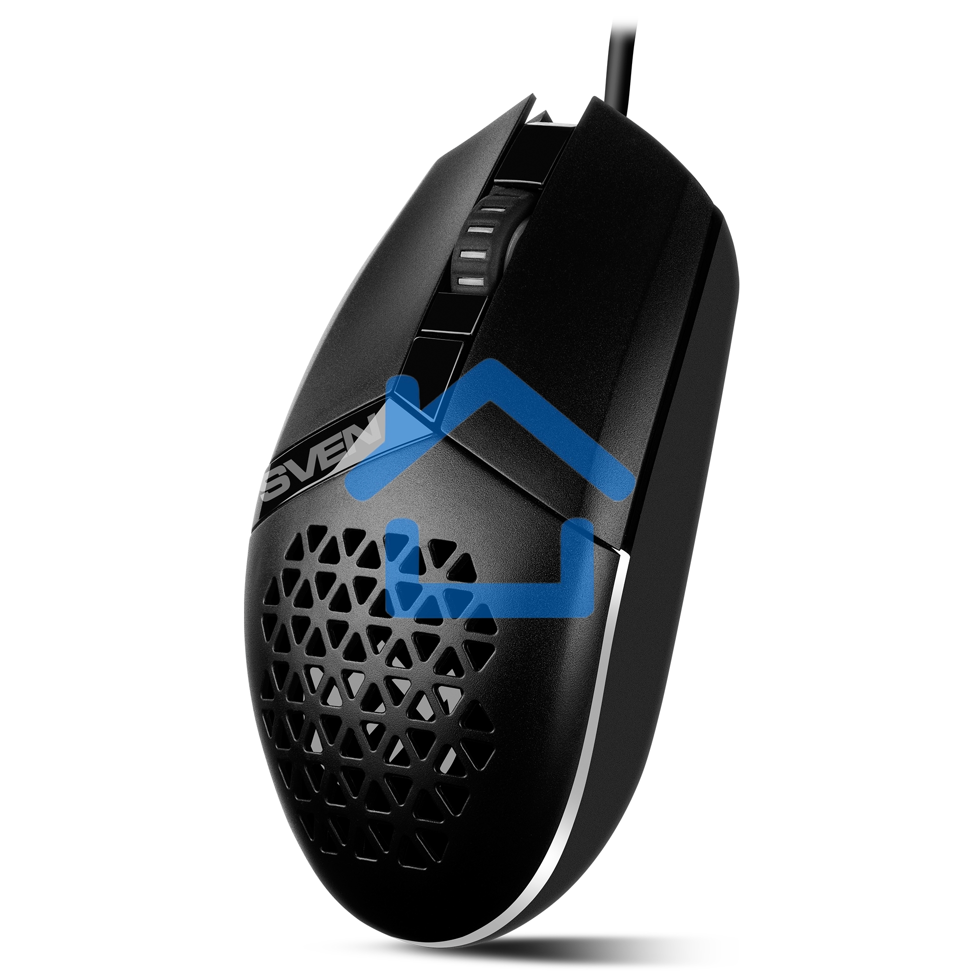 Мышь проводная SVEN RX-G735 черный, 4000 dpi, USB, кнопки - 6