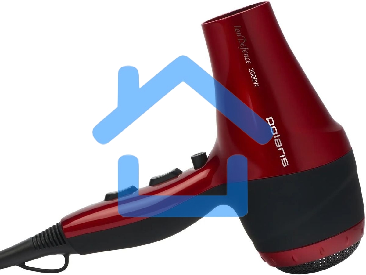 Фен Polaris PHD 2077i 2000Вт красный/черный