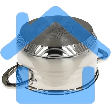 Кастрюля LARA LR02-584 SONATA 22x13 см, 4.9 л, нержавеющая сталь, индукция, с крышкой